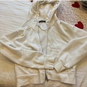 Brandy Melville Off-White Hoodie